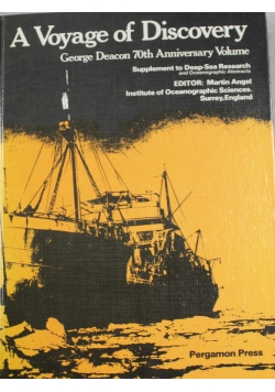 A Voyage of discovery
