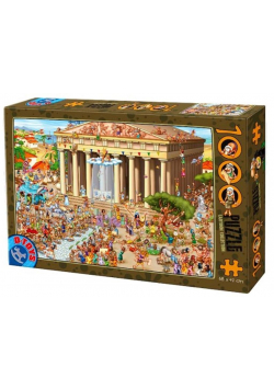 Puzzle 1000 Szaleństwo budowa Akropolu w Atenach