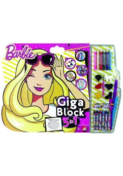 Giga Block - Zestaw dla artysty 5w1 - Barbie