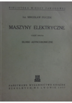Maszyny elektryczne, 1937 r.