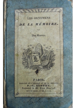 De La Memoire 1857 r.