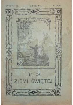 Głos ziemi świętej, nr. 3, 1937 r.