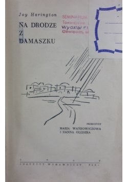 Na drodze z damaszku