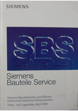 Siemens bauteile service passive bauelemente und rohren elektromechanische komponenten