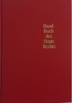 Hand Buch des staats Rechtss