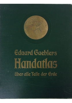 Hand-Atlas uber alle teile der erde, 1927r.