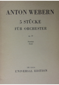 5 stucke fur Orchester