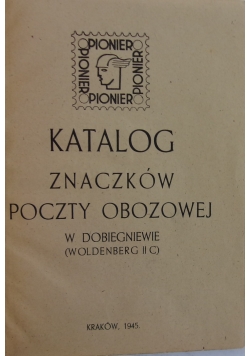Katalog znaczków poczty obozowej, 1945 r.