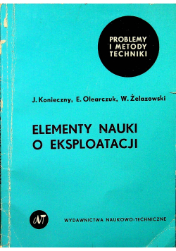 Elementy nauki o eksploatacji