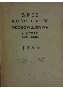 Spis Kościołów i duchowieństwa diecezji lubelskiej 1966