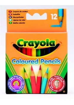 Kredki ołówkowe mini 12 kolorów CRAYOLA