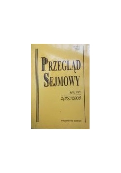 Przegląd sejmowy Rok XVI, nr 2
