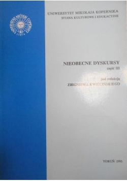 Nieobecne dyskursy cz III