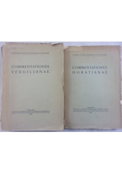 Commentationes Horatianae/ Vergilanae,ok. 1935r.