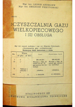 Oczyszczalnia gazu wielkopiecowego 1953 r