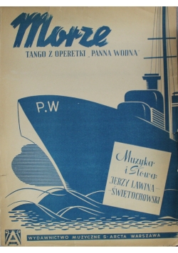 MORZE Tango  z operetki  PANNA WODNA