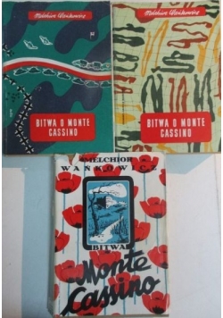 Bitwa o Monte Cassino Tom I-III reprint z 1945 r