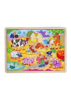 Układanka puzzle wieś