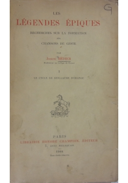 Les legendes epiques, 1908 r.