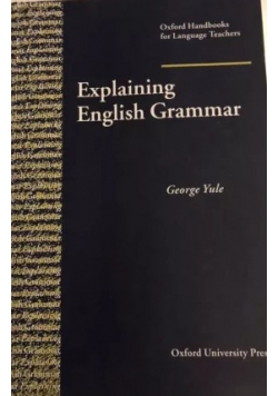 Explaining English grammar