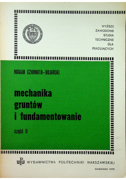 Mechanika Gruntów i Fundamentowanie Część II