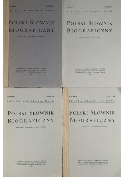 Polski słownik biograficzny tom XXV (części od 1 do 4)