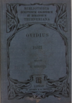 Ovidius Fasti, 1901 r.