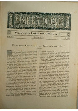 Misje katolickie, 16 numerów, 1927r.