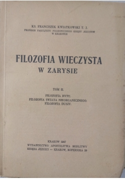 Filozofia wieczysta w zarysie tom 2 1947 r.