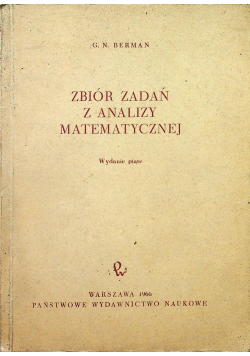 Zbiór zadań z analizy matematycznej