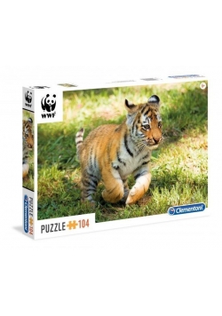 Puzzle 104 WWF Tygrys
