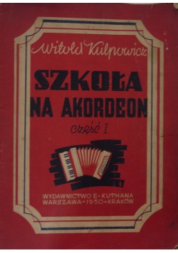 Szkoła na akordeon, 1950 r.
