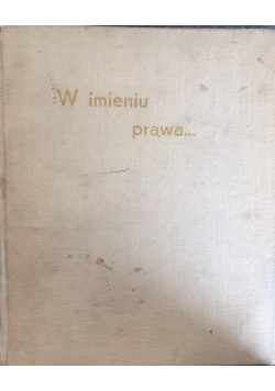 W imieniu prawa...