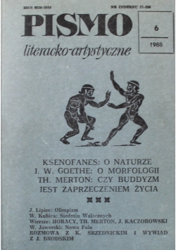 Pismo literacko artystyczne nr 6