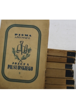 Pisma zbiorowe Józefa Piłsudskiego 7 Tomów  1937 r