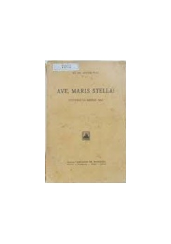 Ave, Maris Stella! czytanki na miesiąc maj, 1933r.