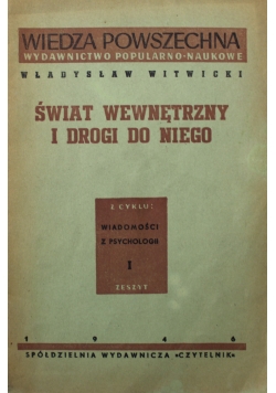 Świat Wewnętrzny i drogi do niego 1946 r.