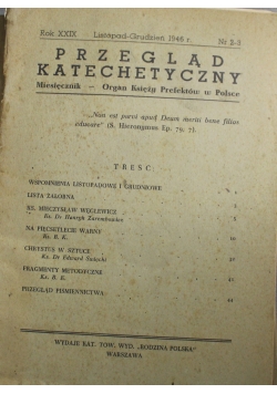 Przegląd katechetyczny  nr 2 i 3  1946 r