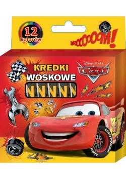 Kredki woskowe Auta 12 sztuk