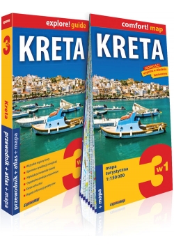 Kreta 3w1 przewodnik + atlas + mapa
