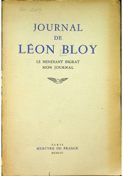 Journal de leon bloy