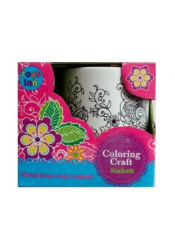 Coloring Craft. Kubek motyl + 4 markery