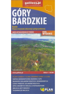 Mapa turystyczna - Góry Bardzkie 1:40 000