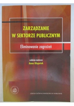 Zarządzanie w sektorze publicznym: eliminowanie zagrożeń