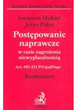 Postępowanie naprawcze w razie zagrożenia niewypłacalnością