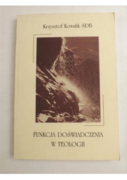 Funkcja doświadczenia w teologii