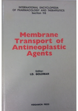 Membrane transport of antineoplastic agents