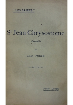 St. Jean Chrysostome, 1923 r.