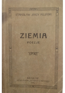 Ziemia. Poezje,1926r.