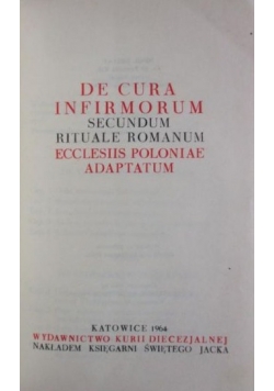 De cura infirmorum secundum Rituale Romanum